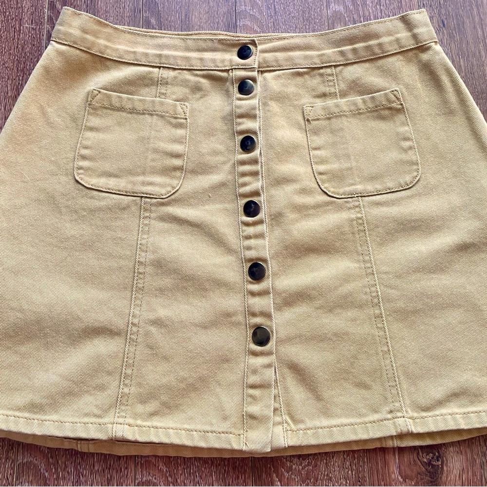BDG Ladies Tan Jean Skirt